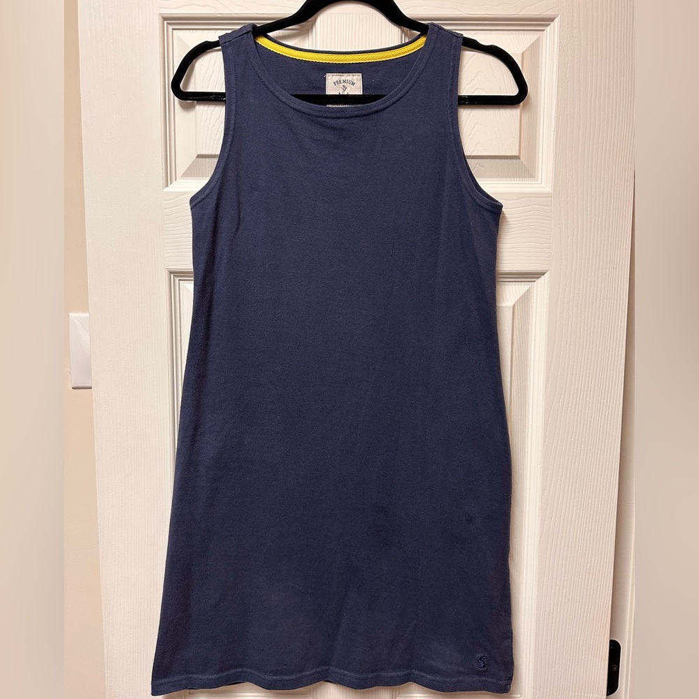 Joules sleeveless navy dress